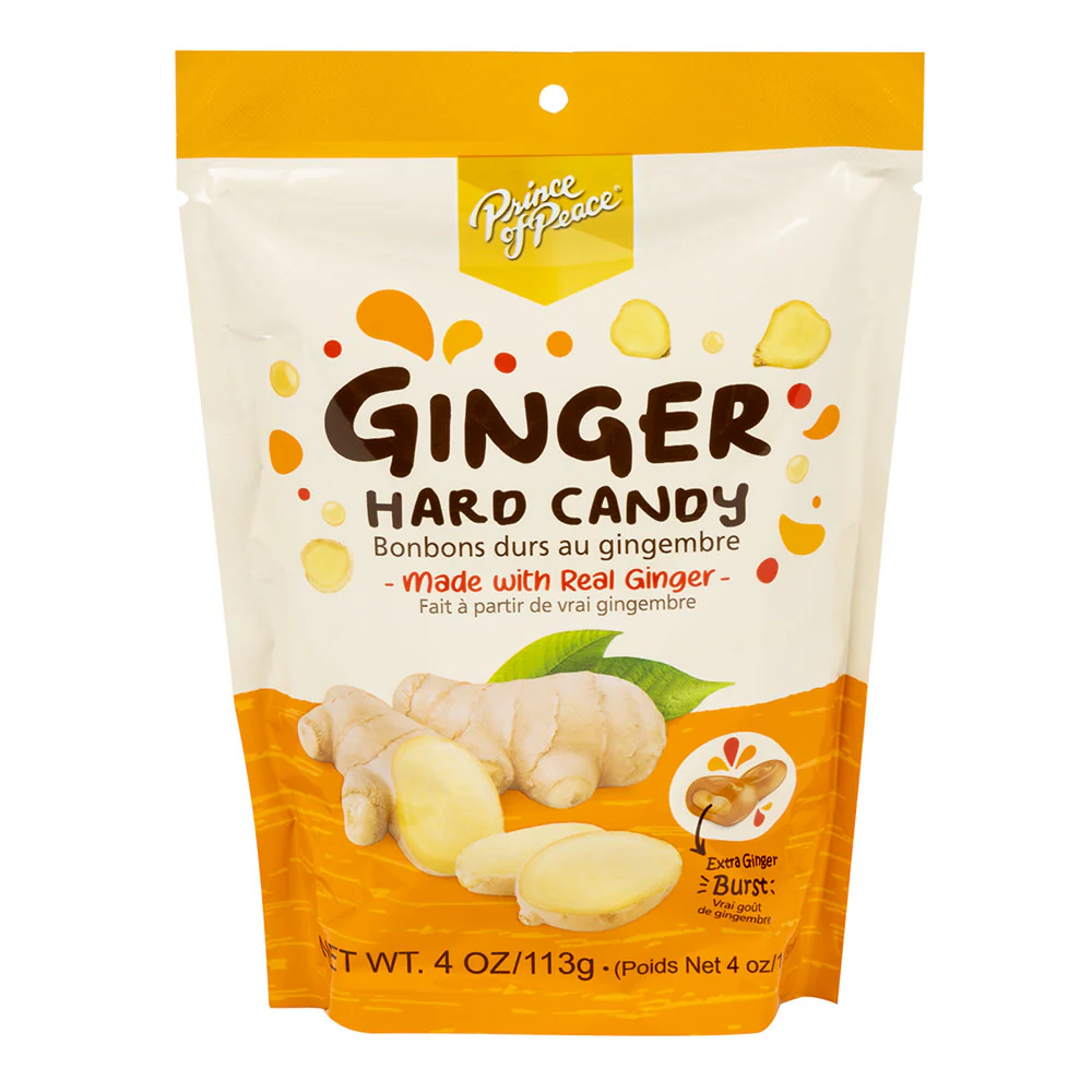 Prince of Peace Ginger Hard Candy - 10ct