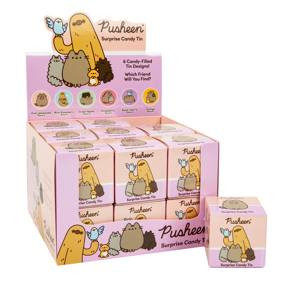 Pusheen Surprise Candy Blind Tins - 18ct