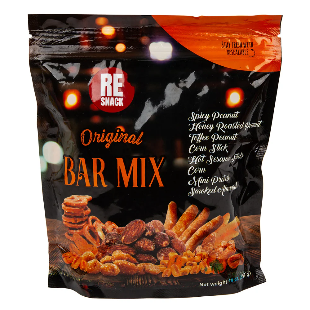 Re Snack Original Bar Mix Pouches - 12ct