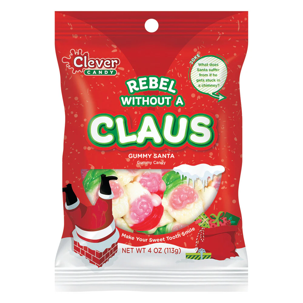 Rebel Without a Claus Peg Bags - 12ct
