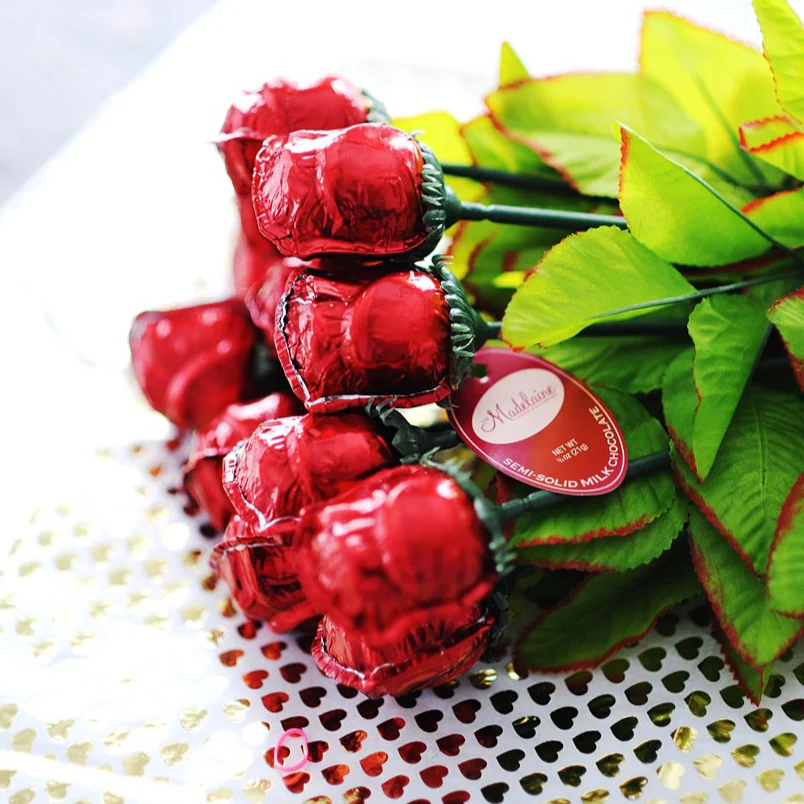 Red Chocolate Roses - 36ct - Image 3