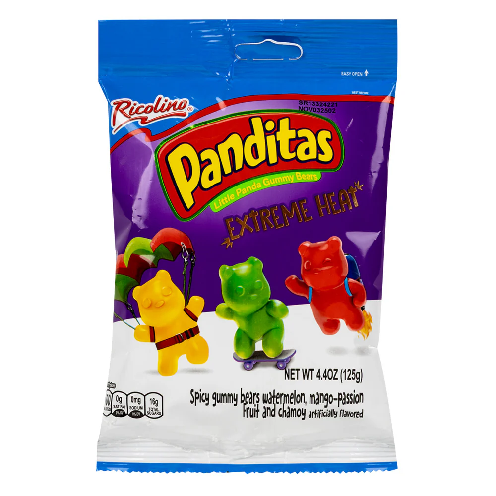 Ricolino Panditas Extreme Heat Peg Bags - 6ct