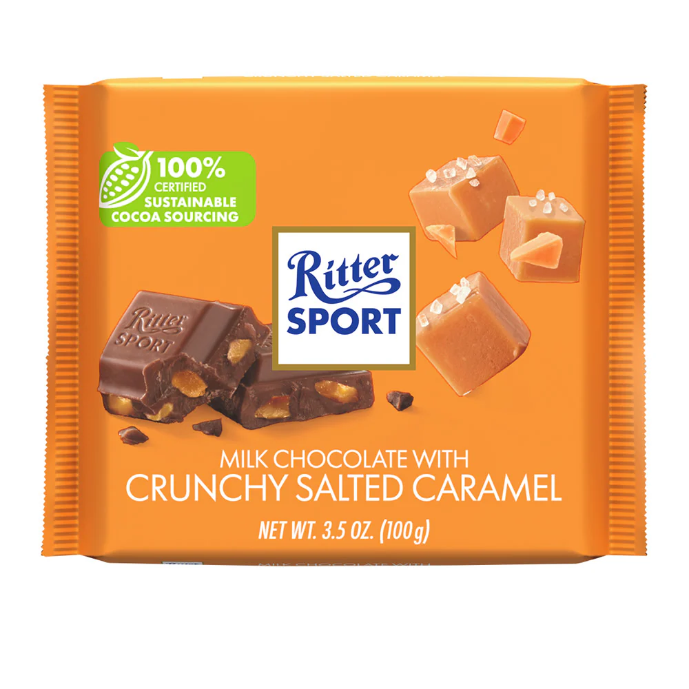 Ritter Crunchy Salted Caramel Bars - 12ct