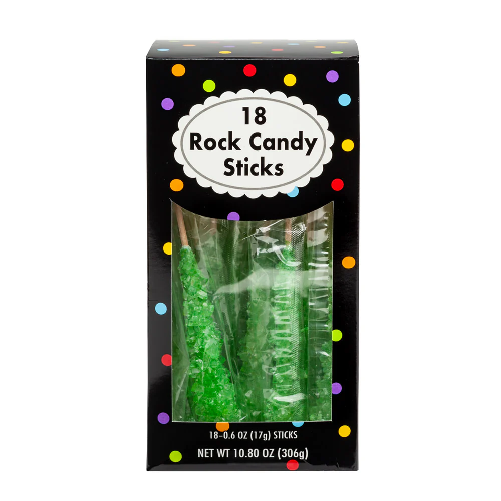 Rock Candy Green Wrapped 18ct 10.8oz Boxes - 4ct