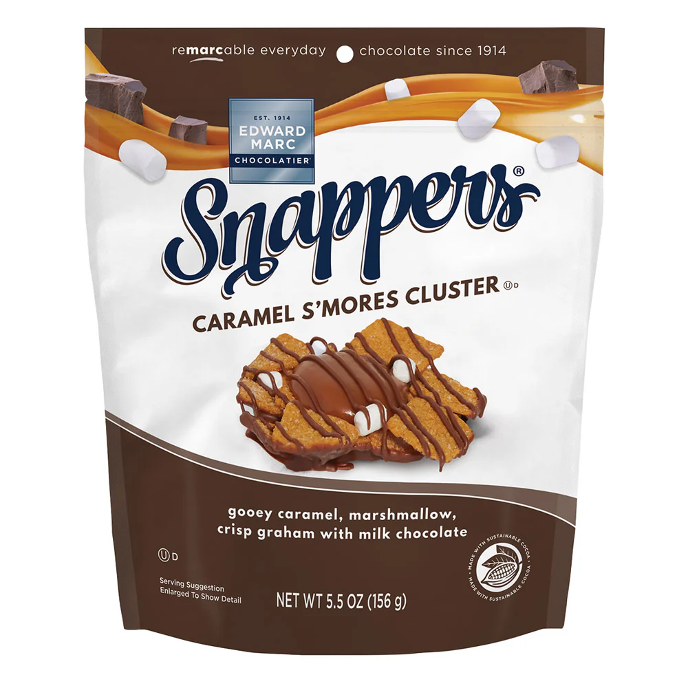 Snappers Caramel S'mores Cluster Bags - 10ct