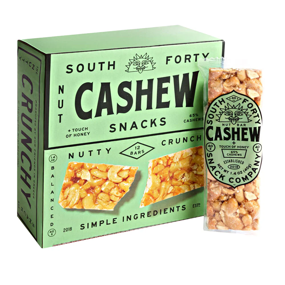 South Forty Cashew Nut Bars - 12ct