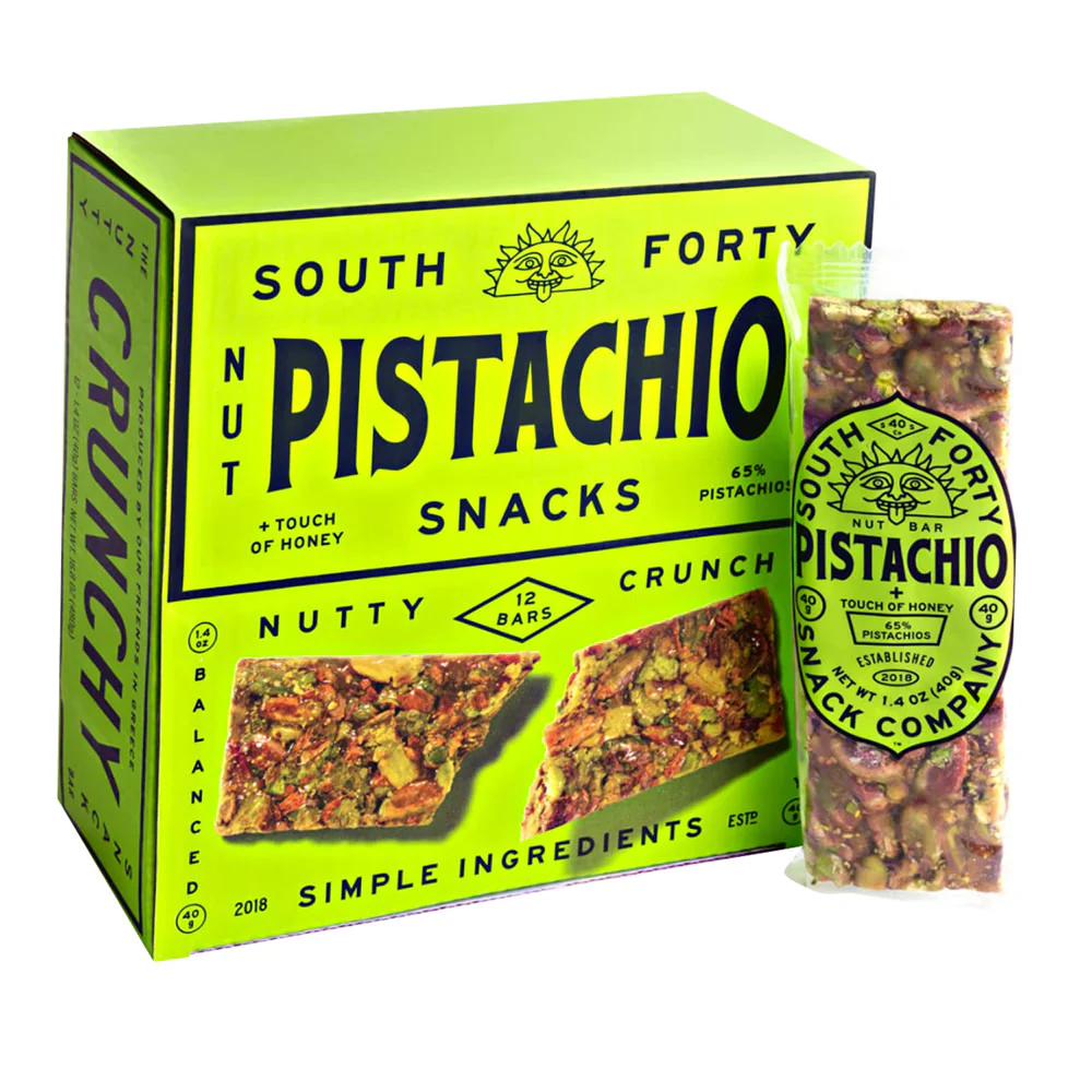 South Forty Pistachio Nut Bars - 12ct