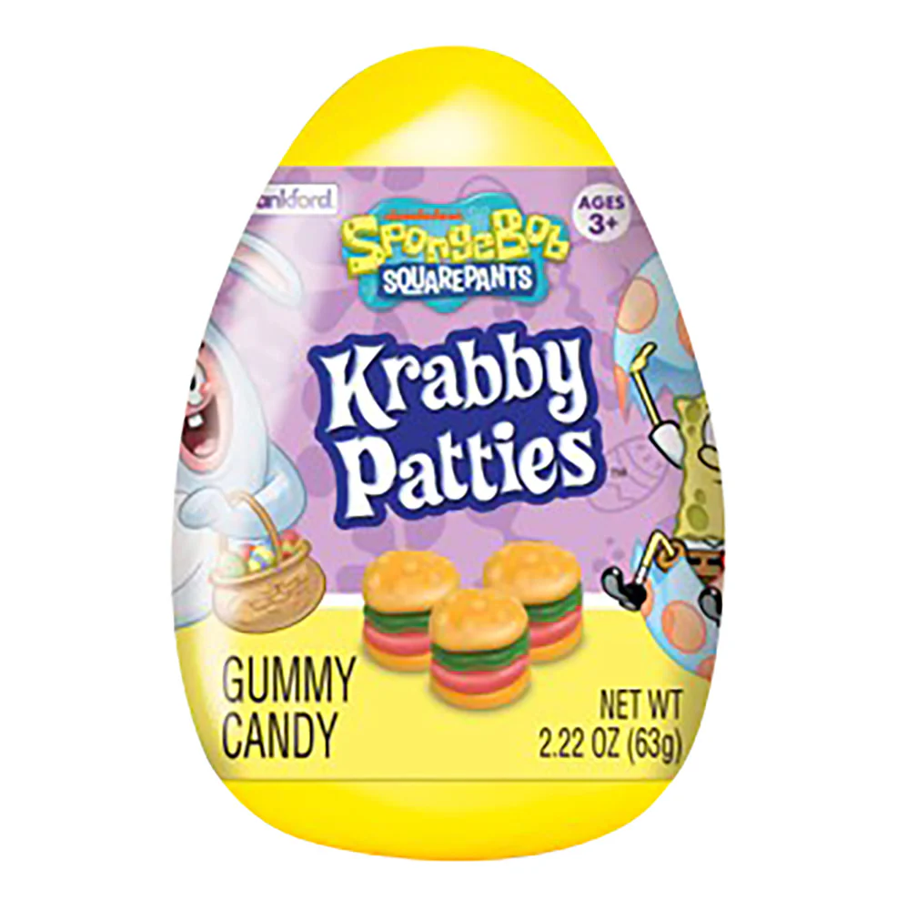 Spongebob Krabby Patties Giant Egg - 6ct