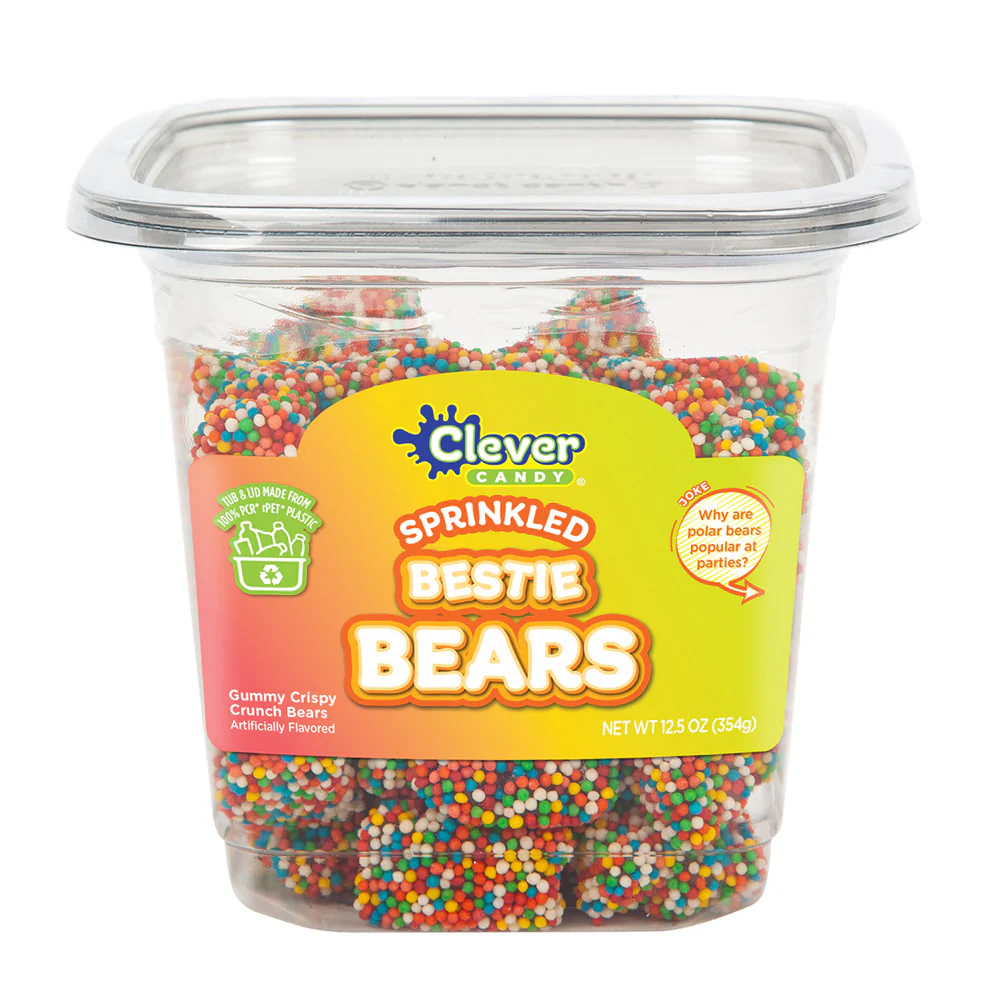 Sprinkled Bestie Bears Tubs - 12ct