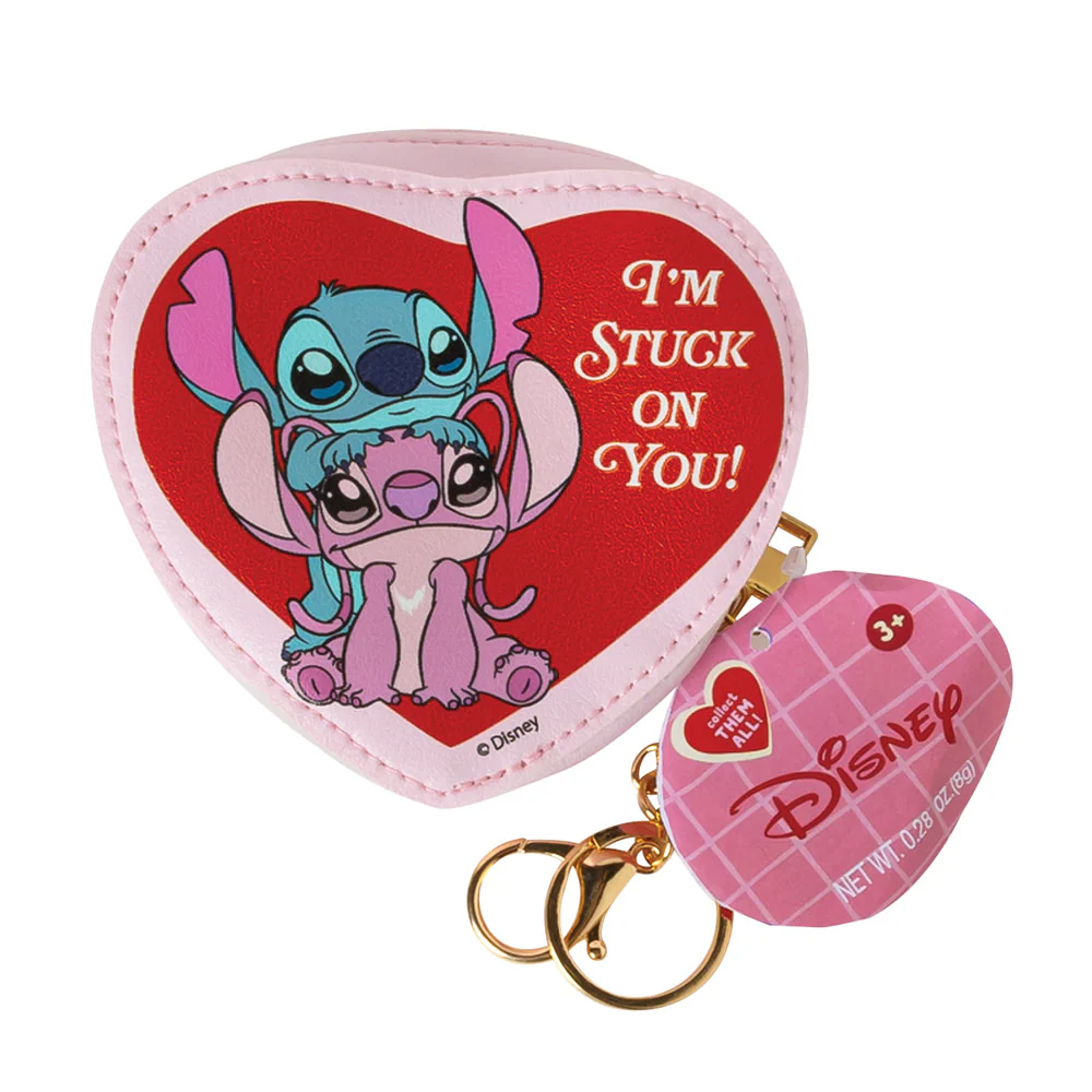 Stitch Disney Candy Heart Keepsakes Keychain - 12ct