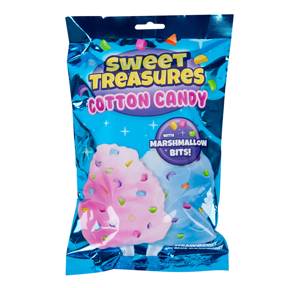 Sweet Treasures Cotton Candy Pouches - 12ct