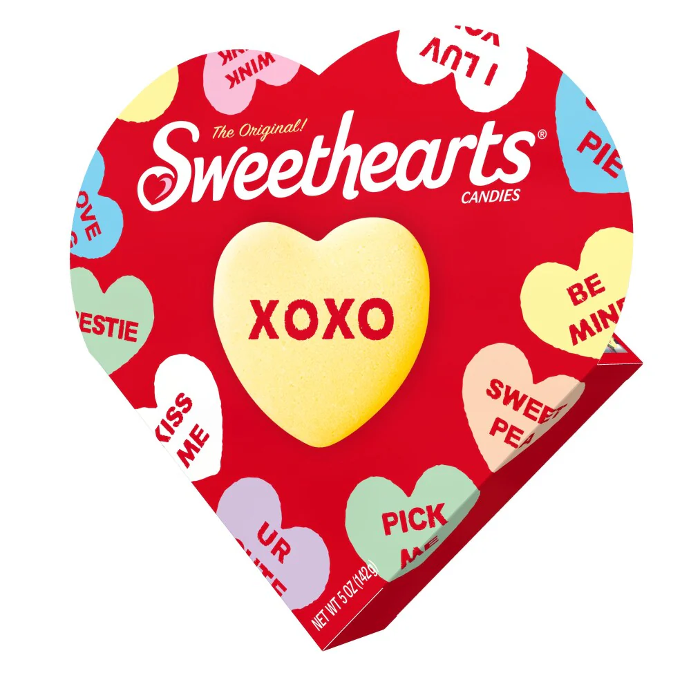 Sweethearts Conversation Hearts - 6ct Heart-Shaped Boxes - Image 3