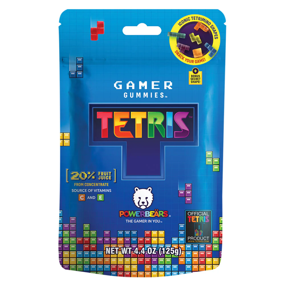 Tetris Gamer Gummies Pouches - 6ct