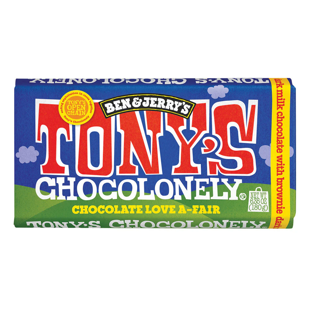 Tony's Chocolonely Chocolate Love A-Fair Bars - 15ct