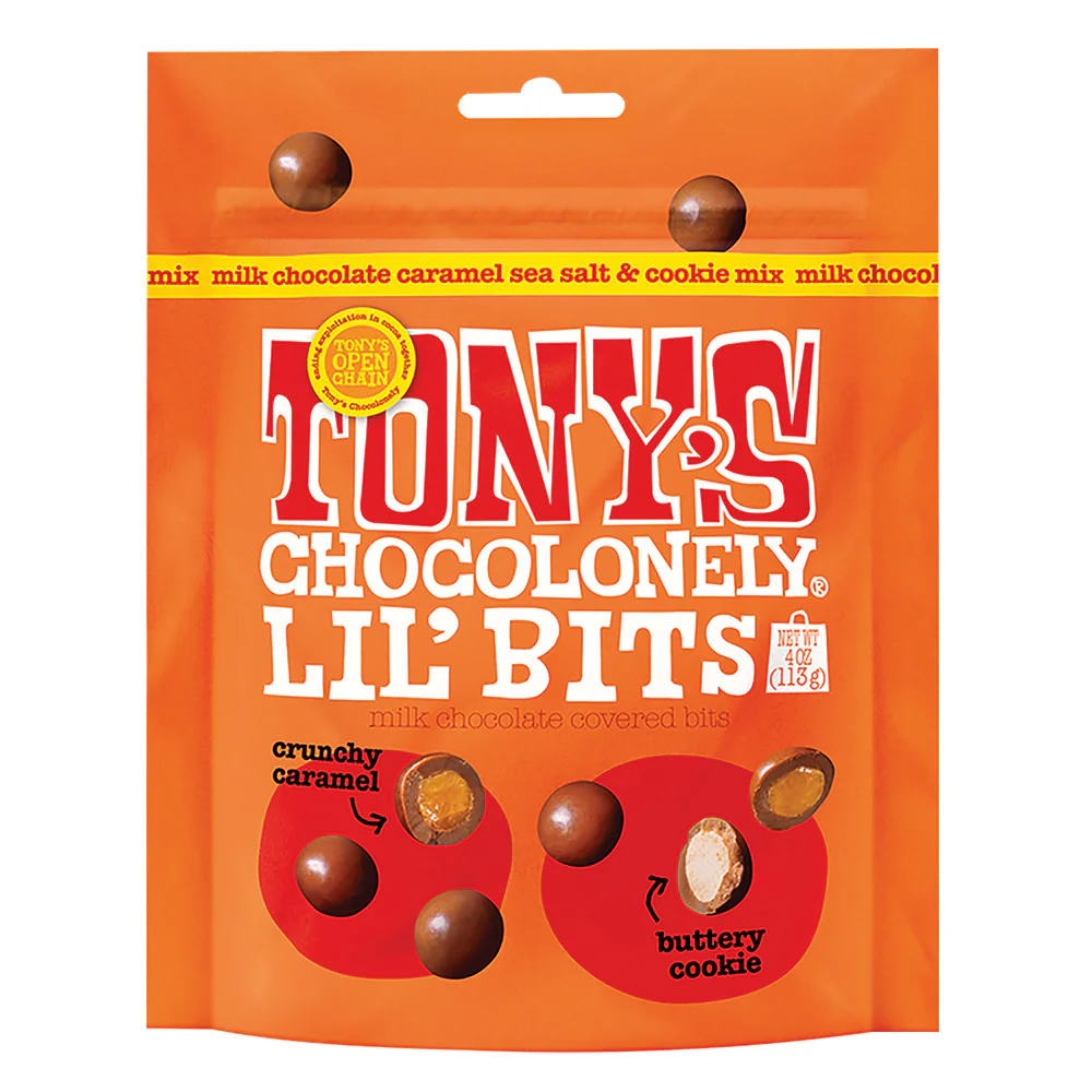 Tony's Chocolonely Lil' Bits Caramel Cookie - 8ct