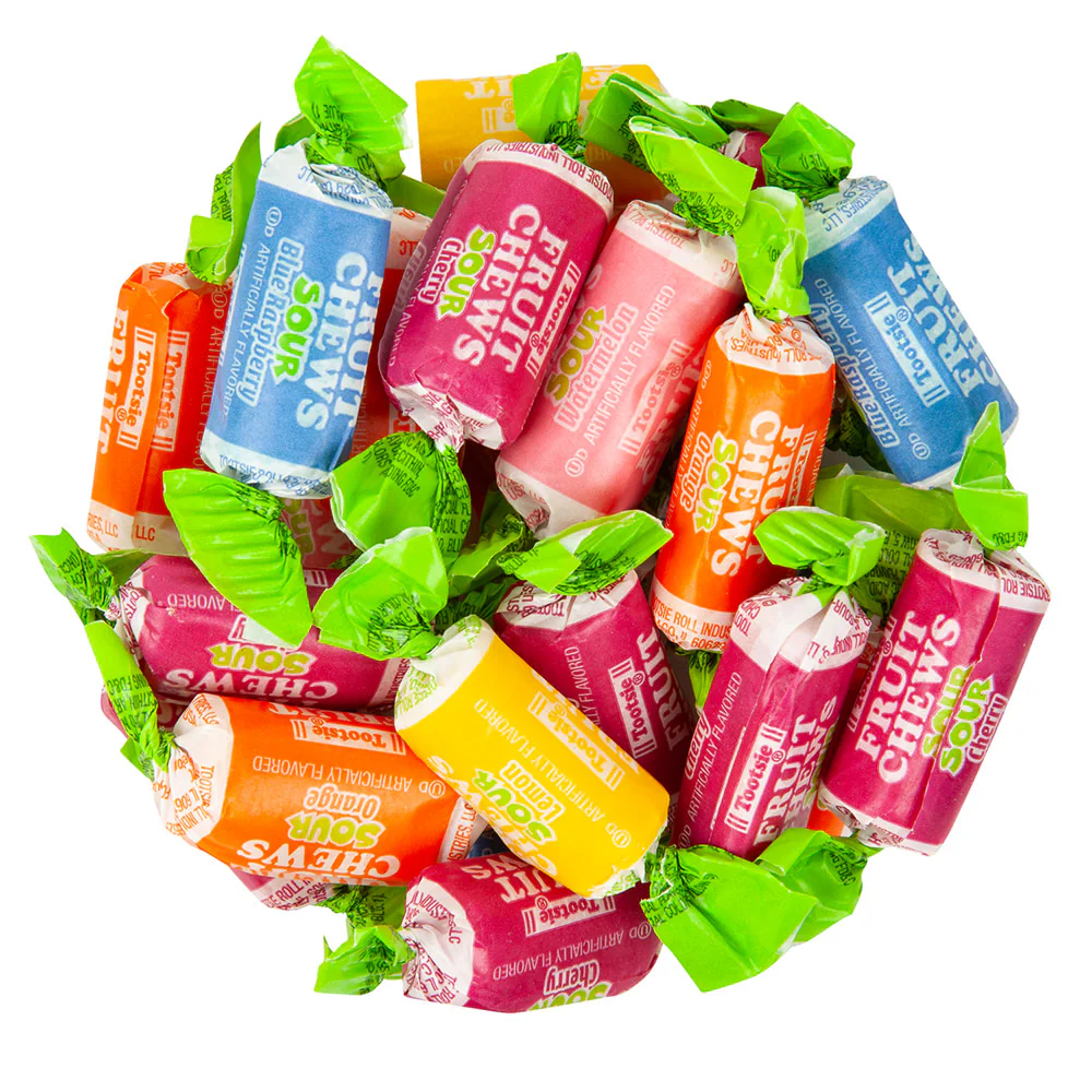 Tootsie Roll Fruit Chews Sour - 7.5lb Bulk