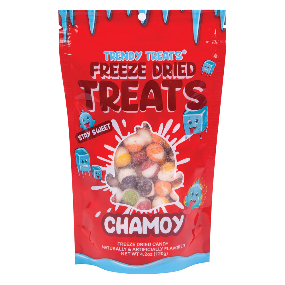 Trendy Treats Freeze Dried Chamoy Pouches - 12ct