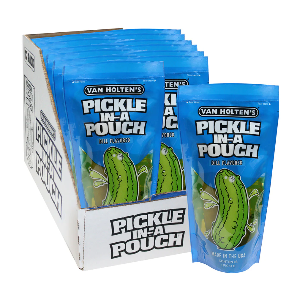 Van Holten's Dill Pickle in a Pouch - 12ct