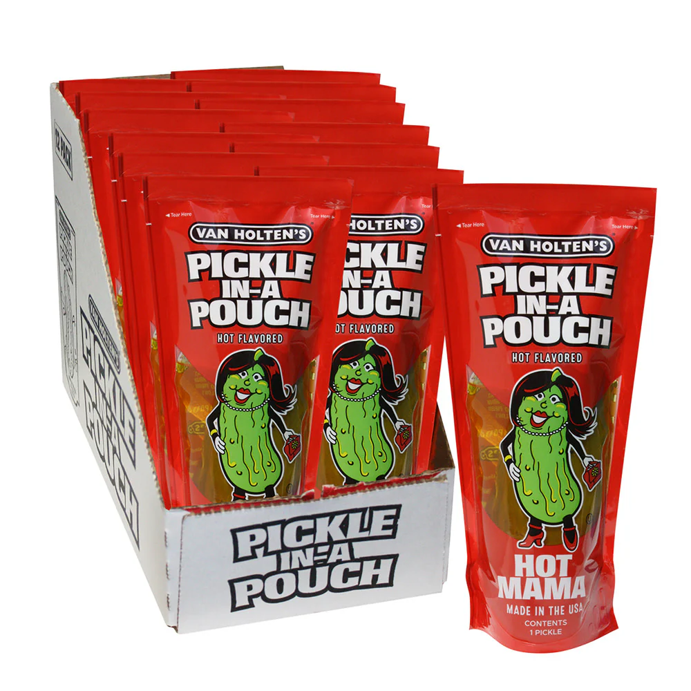 Van Holten's Hot Mama Hot & Spicy Pickle - 12ct
