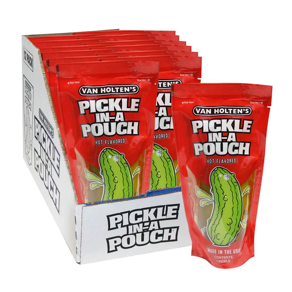 Van Holten's Hot Pickle in a Pouch - 12ct