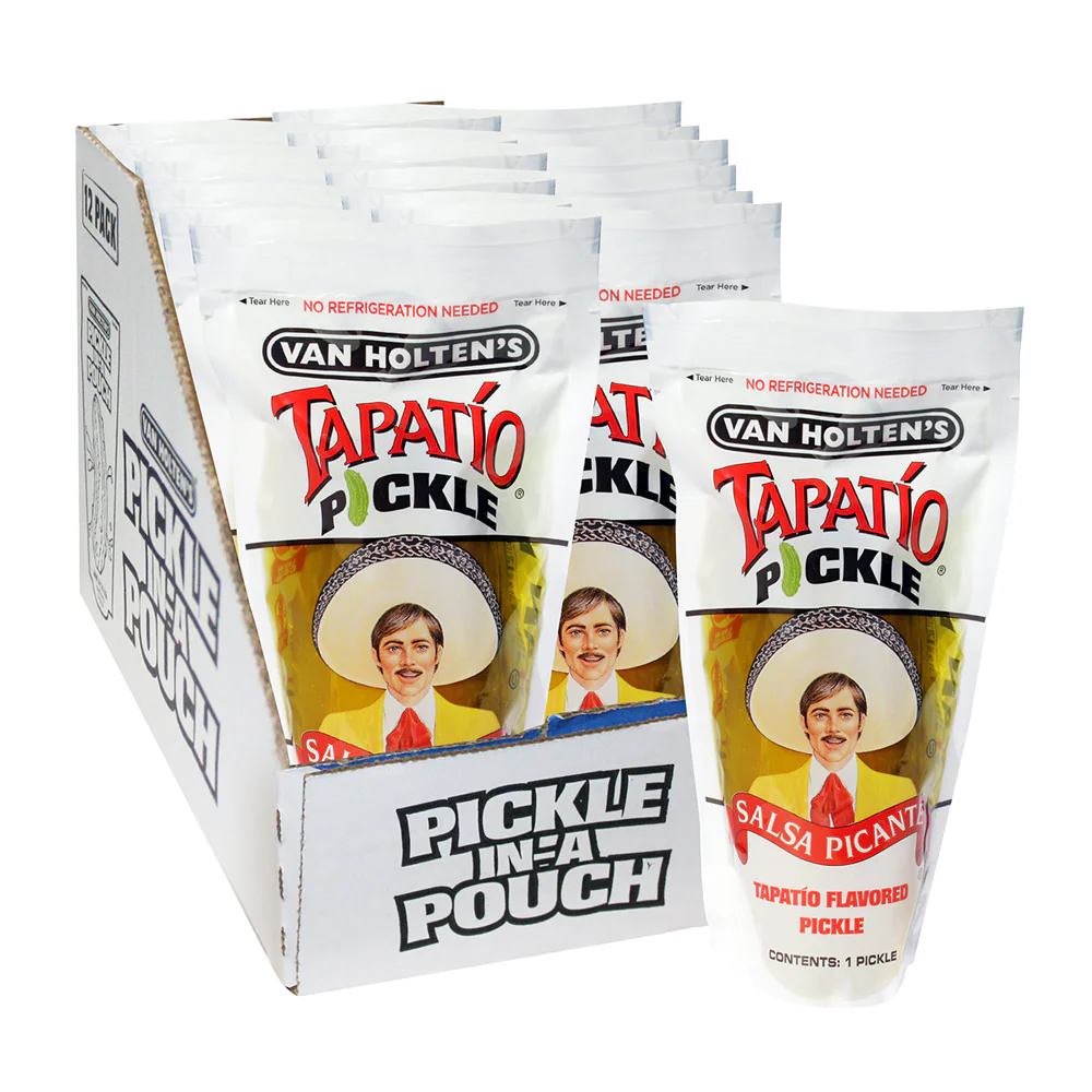 Van Holten's Tapatio Pickle in a Pouch - 12ct