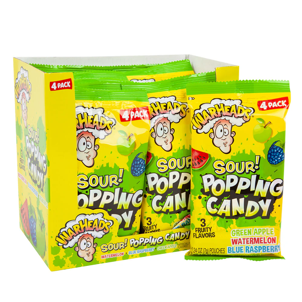 Warheads Sour! Popping Candy - 12ct